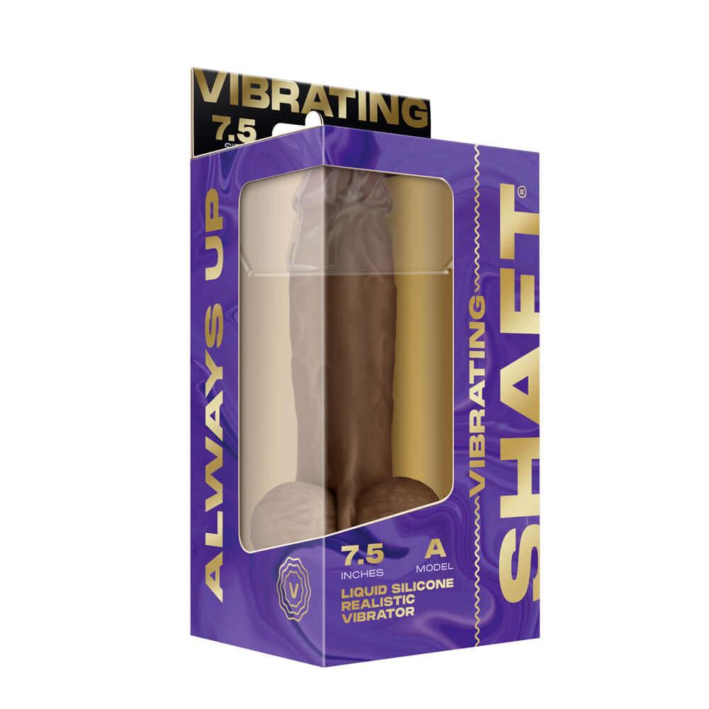 Vibrating Model Model A 7.5" Oak | 810119282620 | Discreet Personal Wellness