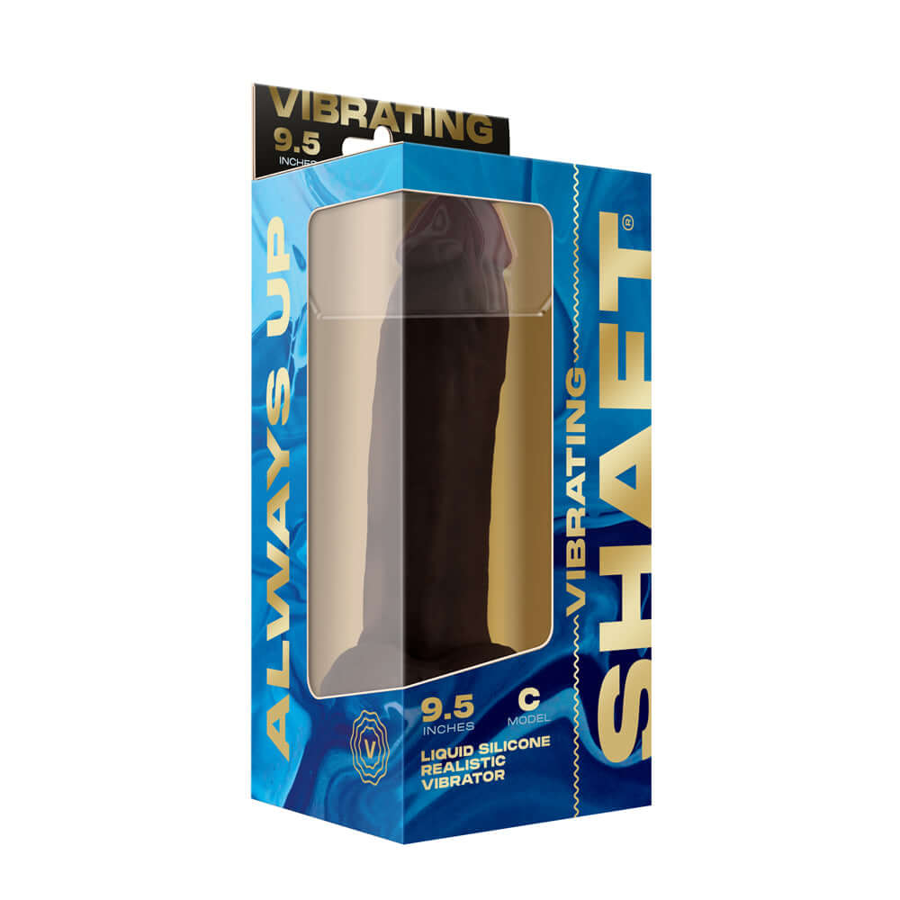 Vibrating Model C 9.5" Mahogany | 810119282675 | Discreet Personal Wellness