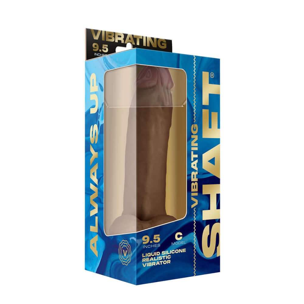 Vibrating Model C 9.5" Oak | 810119282682 | Discreet Personal Wellness
