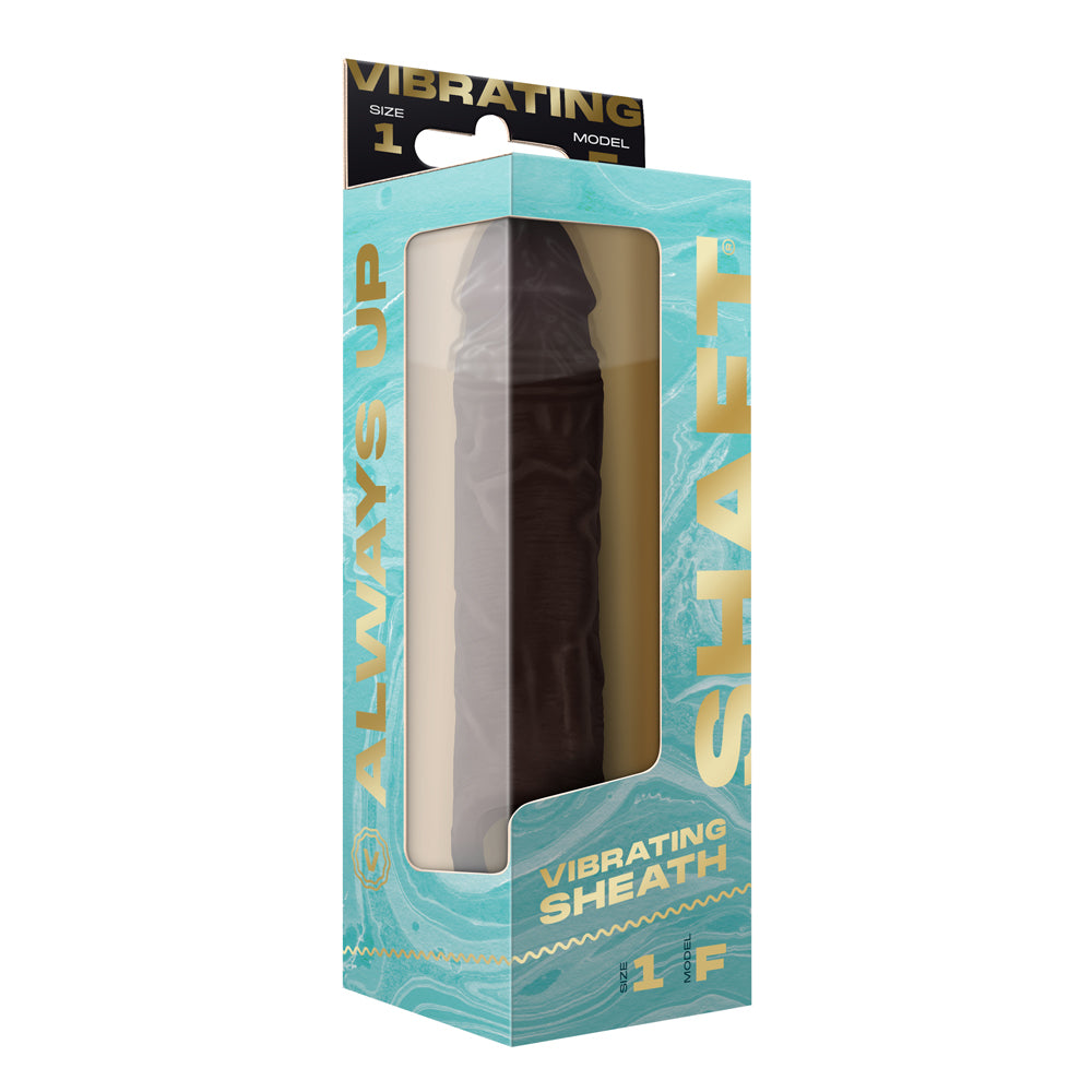 Vibrating Model F Sheath Size 2 Mahogany | 810119283627 | Discreet Personal Wellness