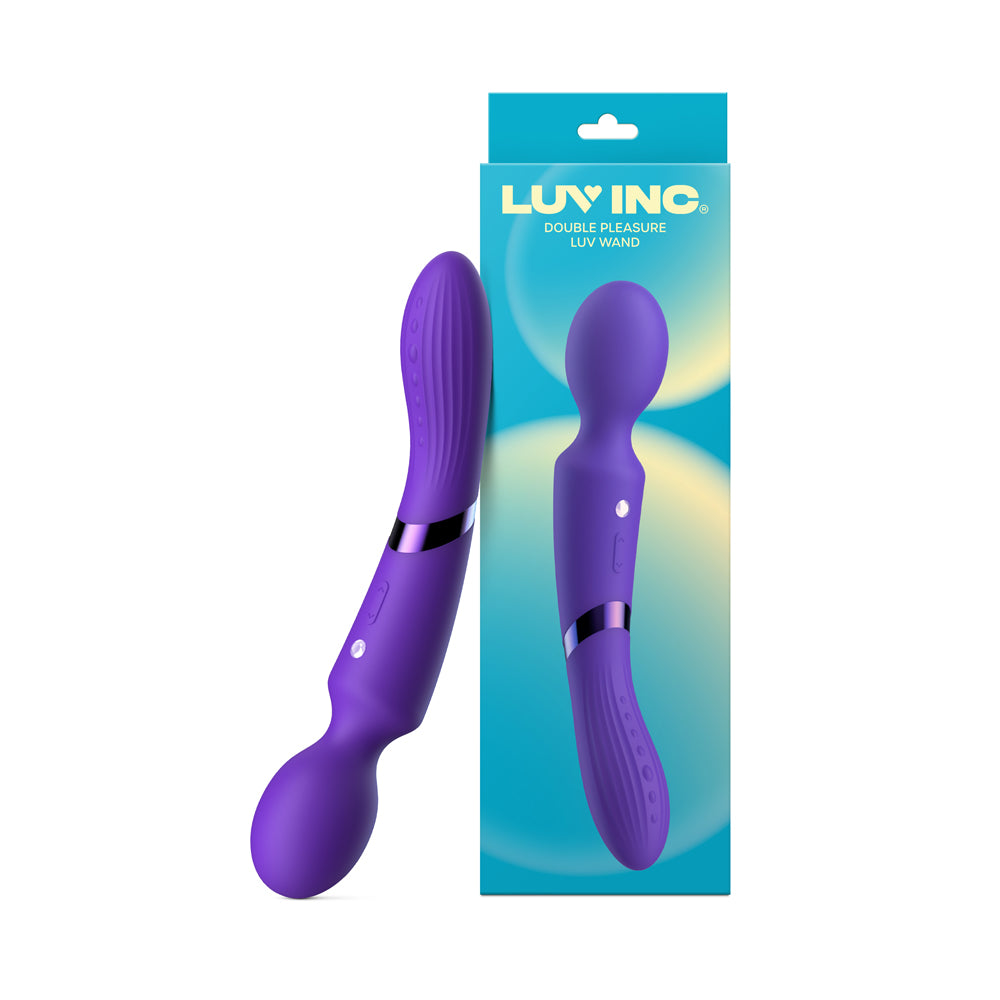 De39: Double-Ended Luv Wand Dark Purple | 810119283696 | Discreet Personal Wellness