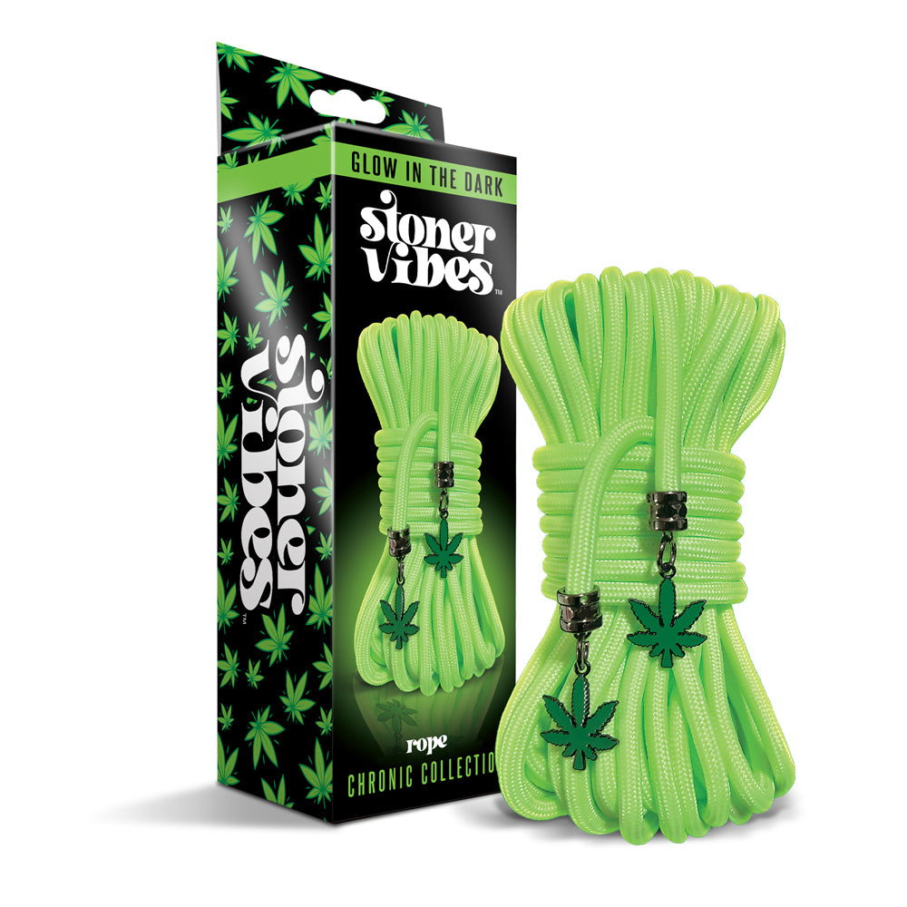 Stoner Vibes Chronic Collection Glow In The Dark Rope 32 Feet | 810126930248 | Discreet Personal Wellness