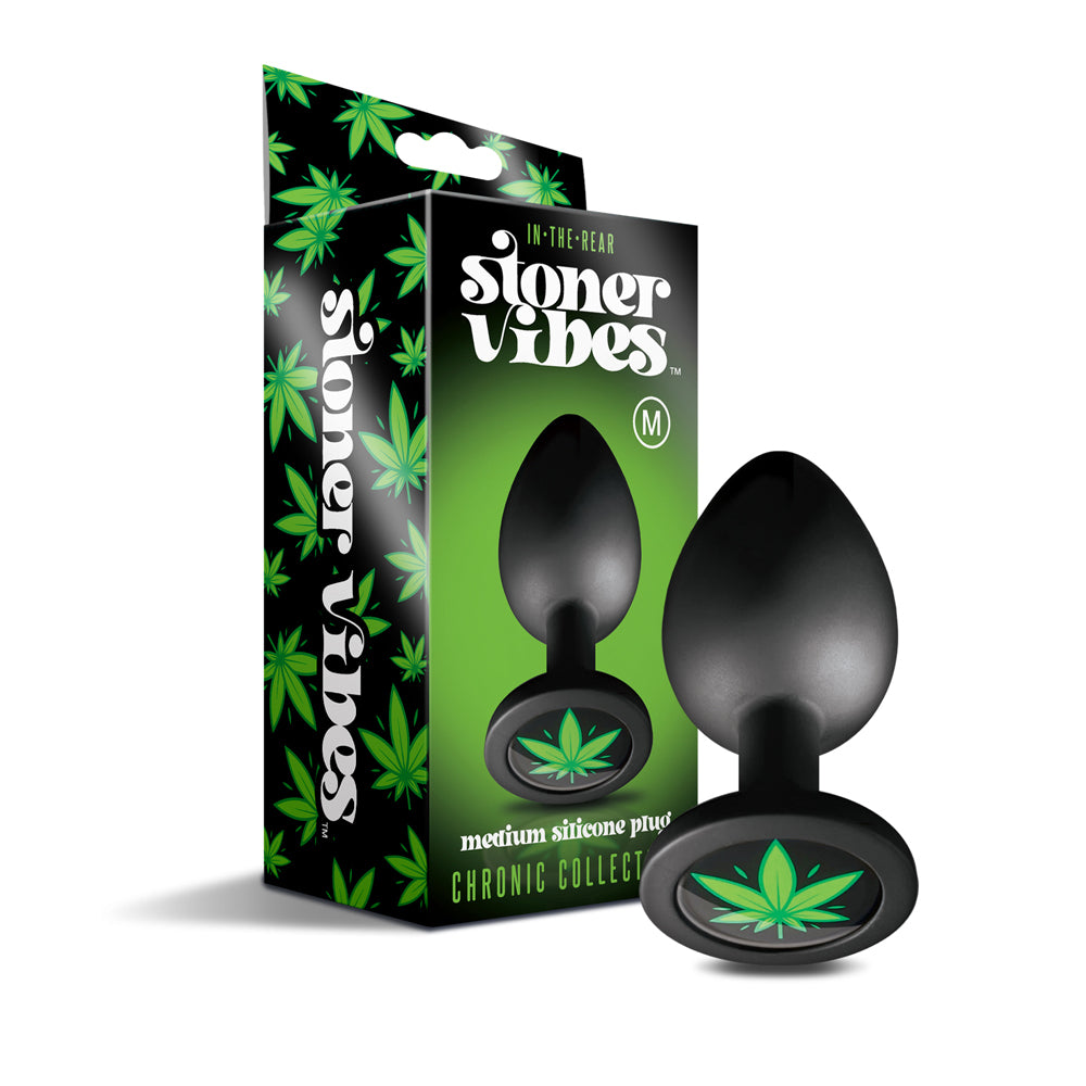 Stoner Vibes Chronic Collection In The Rear Anal Plug Medium | 810126930262 | Discreet Personal Wellness