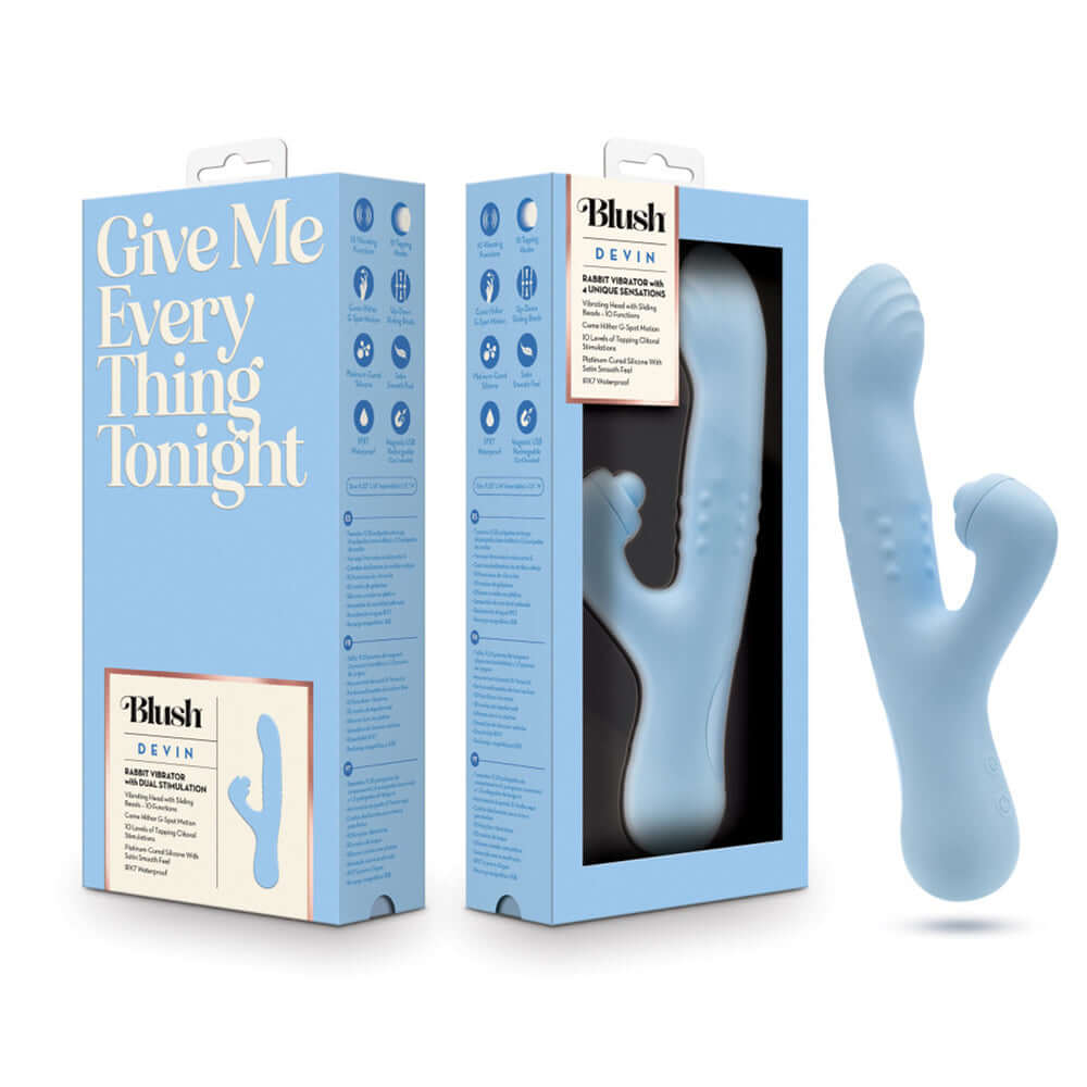 Blush Devin Blue | 810138370377 | Discreet Personal Wellness