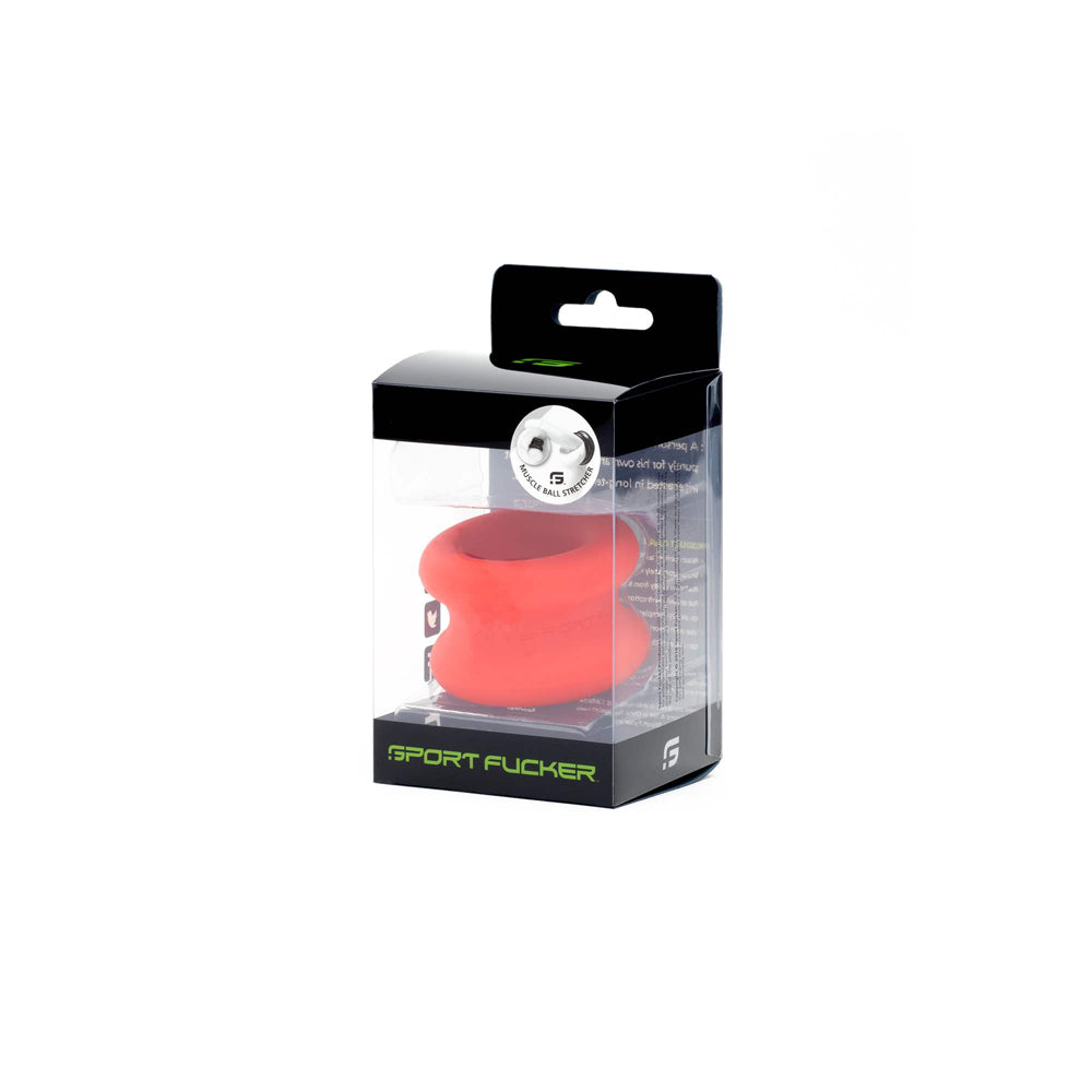 Sport funer Muscle Ball Stretcher Red Silicone | 814137027508 | Discreet Personal Wellness