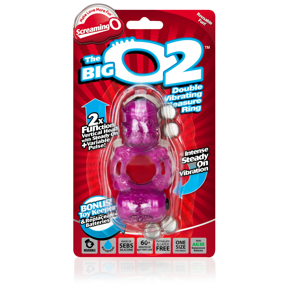 Screaming O Big O 2 Purple 1 Ct | 817483010255 | Discreet Personal Wellness