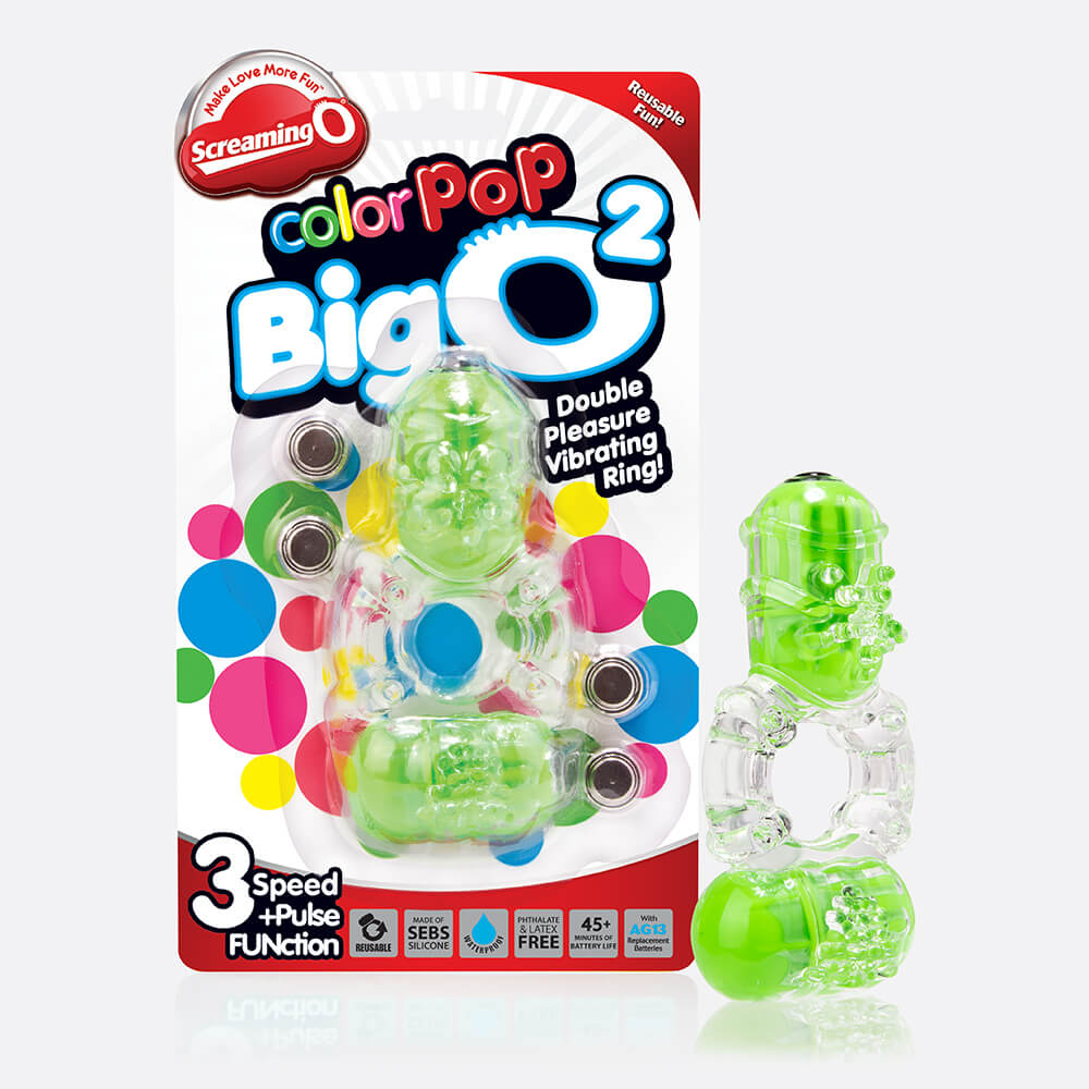Screaming O Colorpop Big O Green 1 Ct | 817483010774 | Discreet Personal Wellness