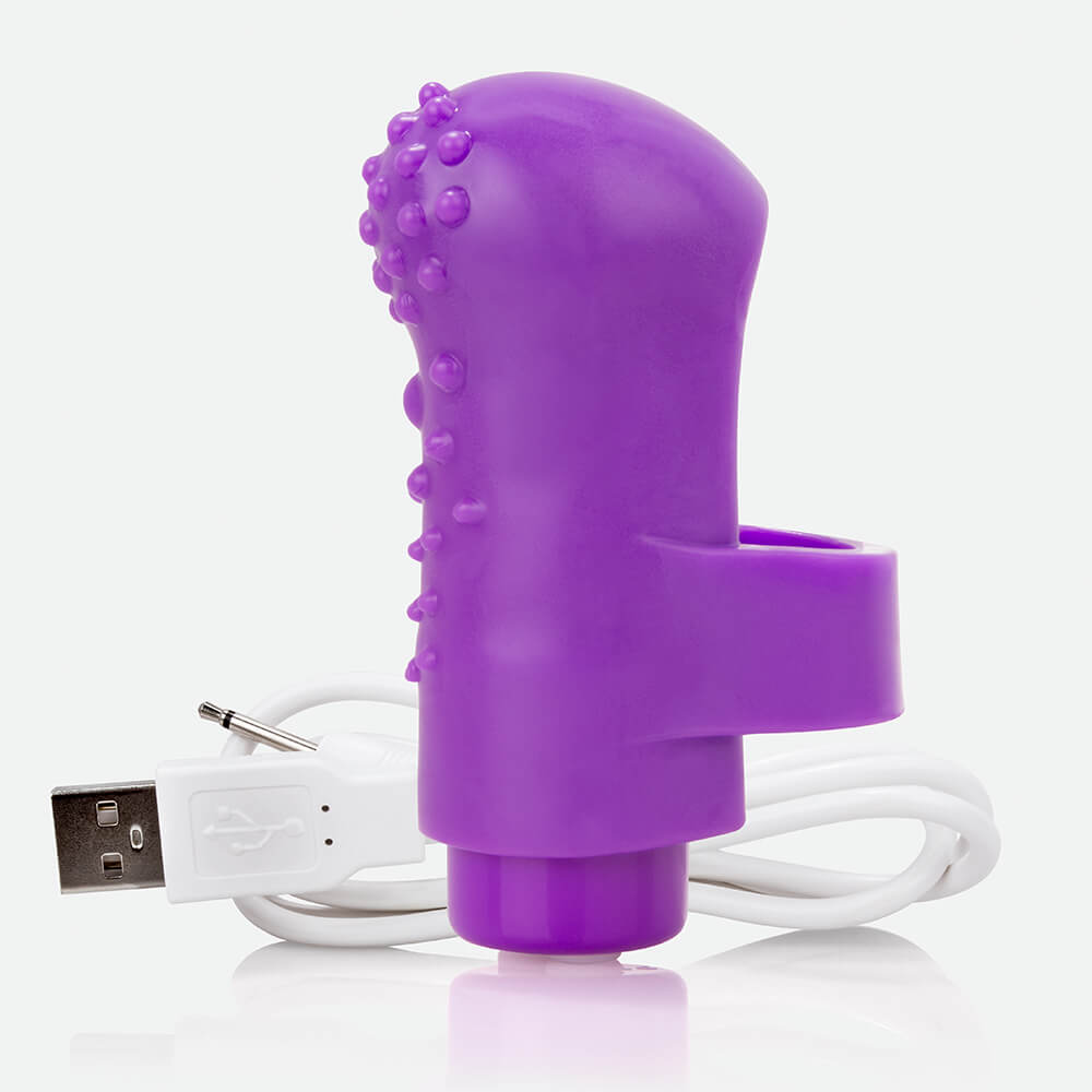 Charged Fingo Vooom Mini Vibe Purple 1 Ct | 817483012457 | Discreet Personal Wellness