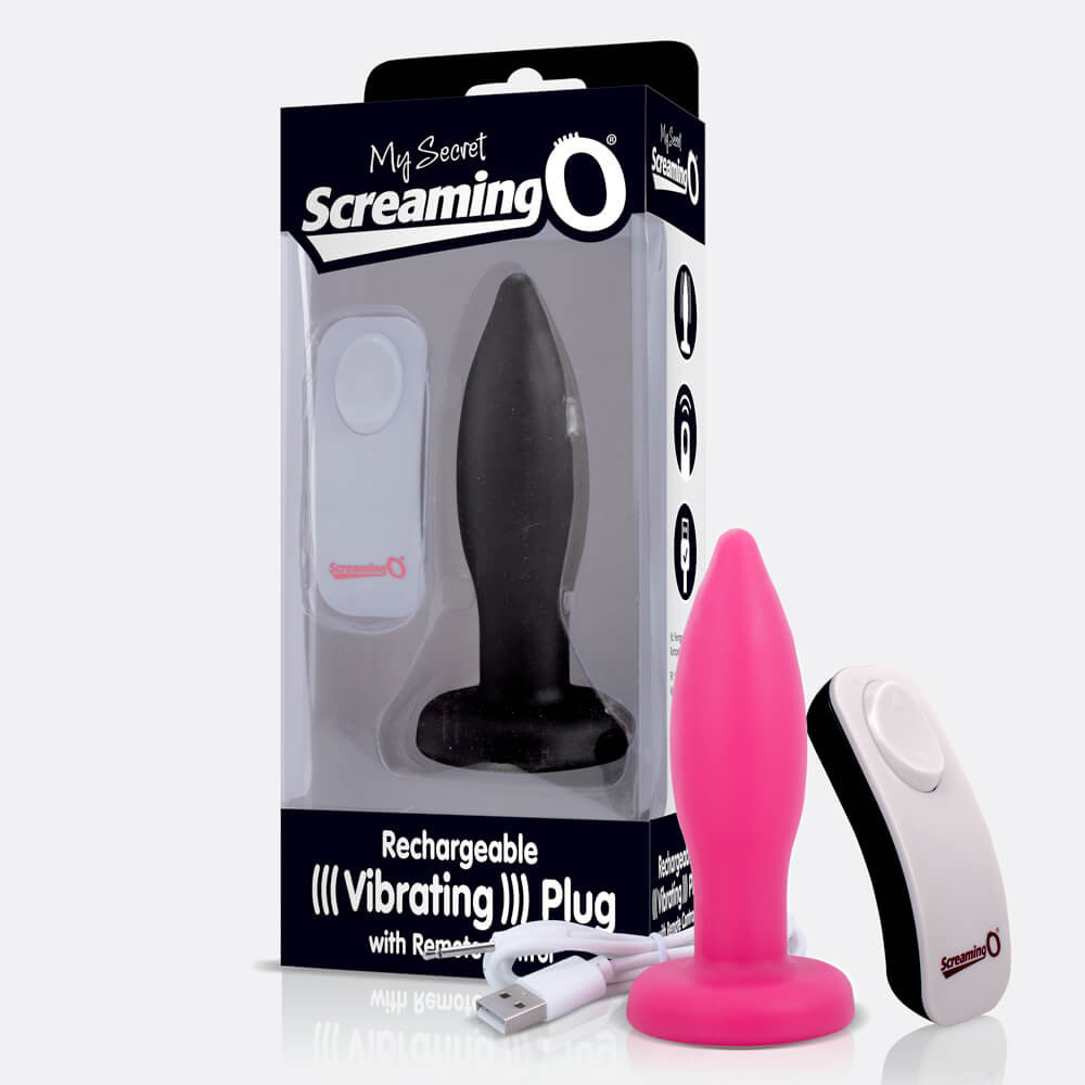 My Secret Remote Vibrating Plug Black 1 Ct | 817483013508 | Discreet Personal Wellness