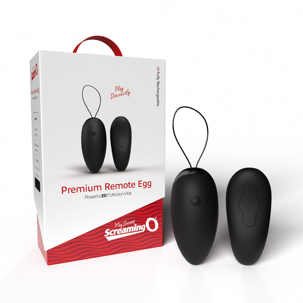 Premium Remote Egg Black 1 Ct | 817483014666 | Discreet Personal Wellness