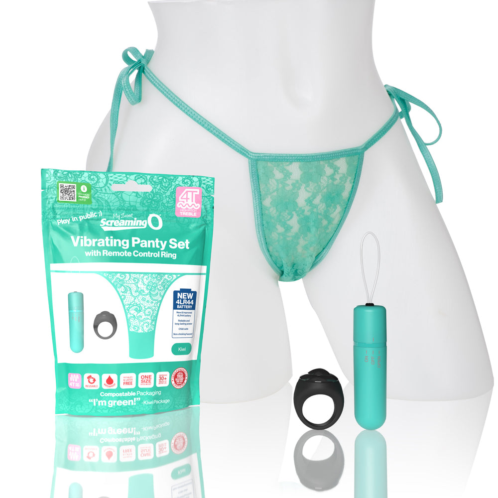 My Secret Screaming O 4T Panty Vibe Kiwi 1 Ct | 817483015465 | Discreet Personal Wellness