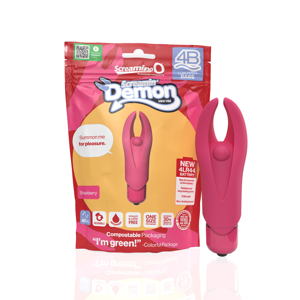 Screaming O 4B Demon Strawberry | 817483015922 | Discreet Personal Wellness