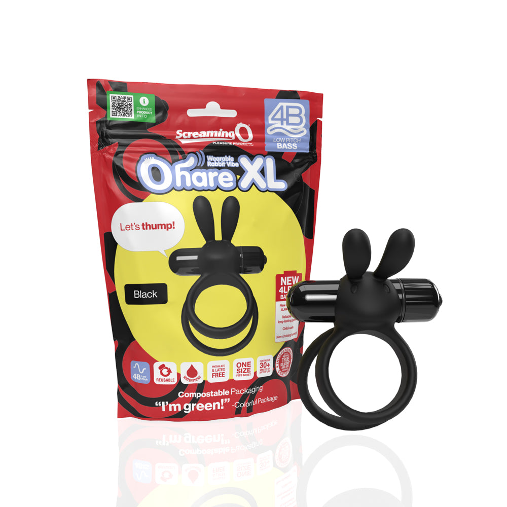 Screaming O 4B Ohare Xl Black | 817483016059 | Discreet Personal Wellness