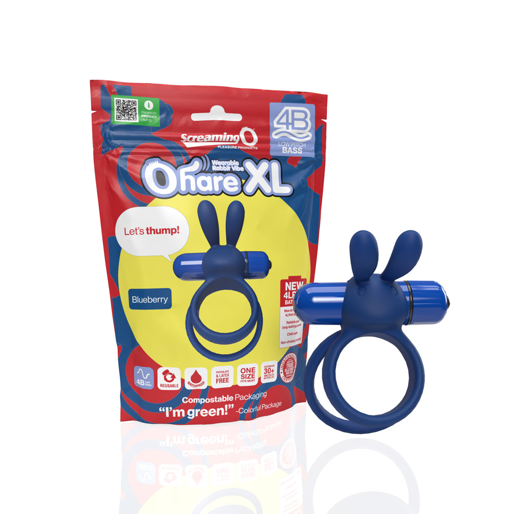 Screaming O 4B Ohare Xl Blueberry | 817483016066 | Discreet Personal Wellness