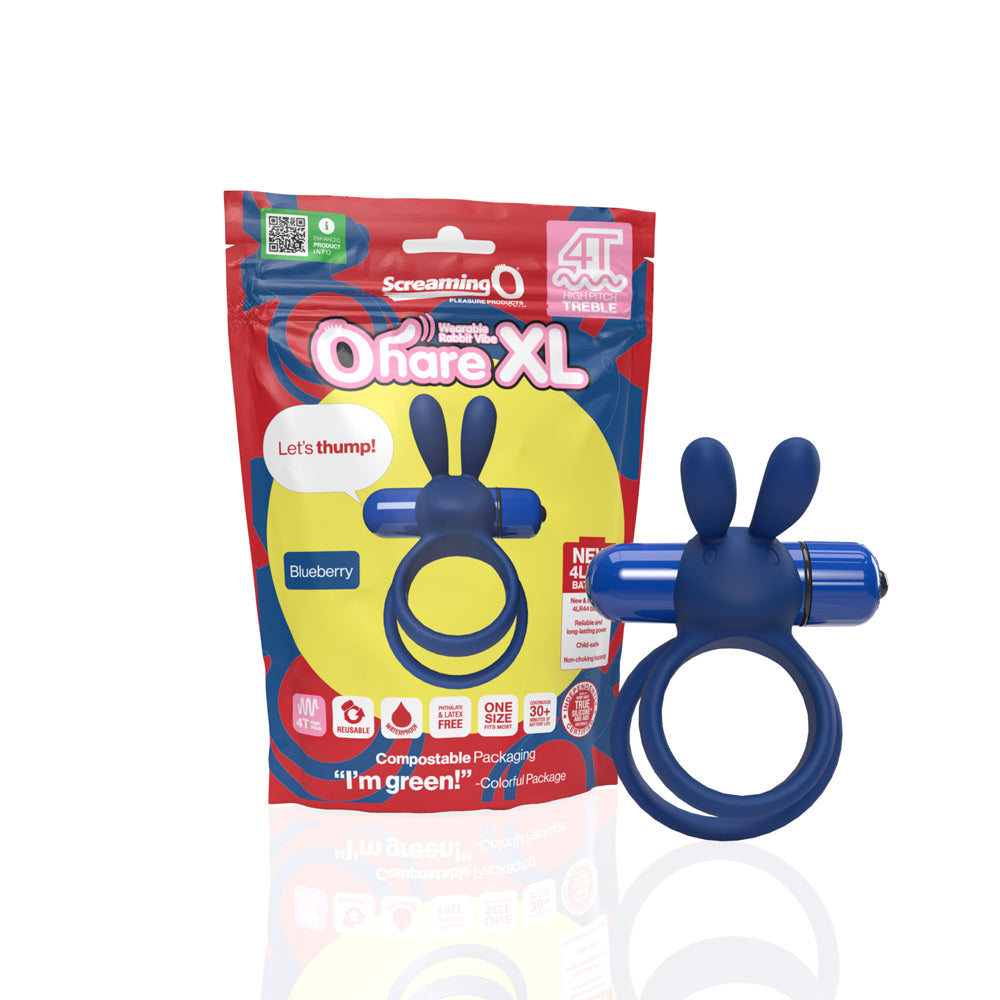 Screaming O 4T Ohare Xl Blueberry | 817483016103 | Discreet Personal Wellness