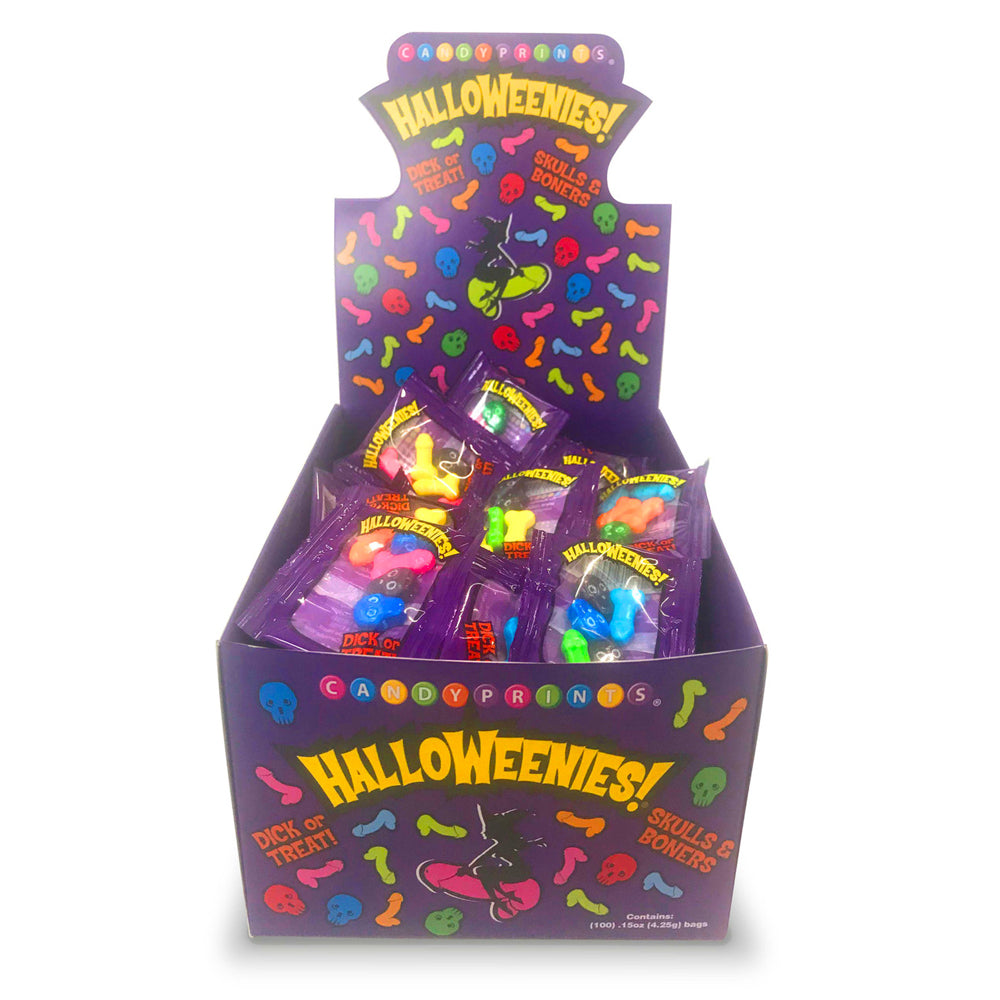 Halloweenies 100Pk Display | 817717009444 | Discreet Personal Wellness