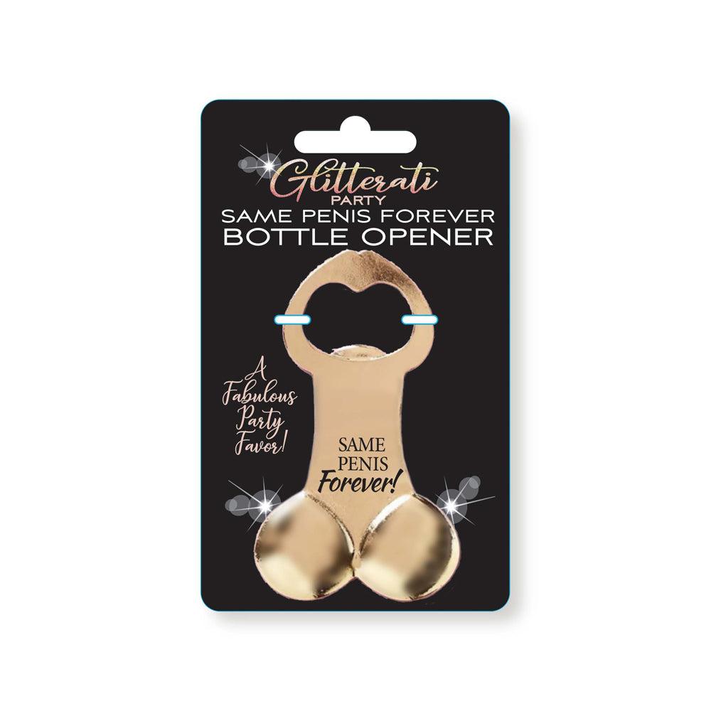 Glitterati Penis Bottle Opener | 817717011102 | Discreet Personal Wellness