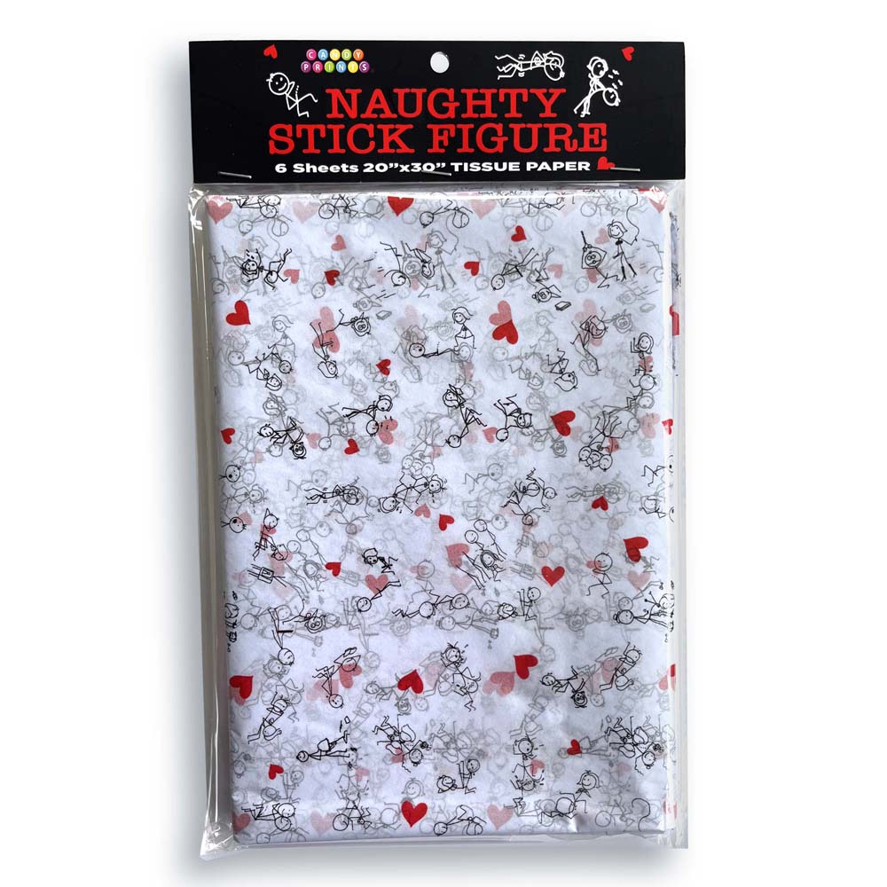 Naughty Stick Figure Tissue Paper | Discreet Personal Wellness – Velvet ...