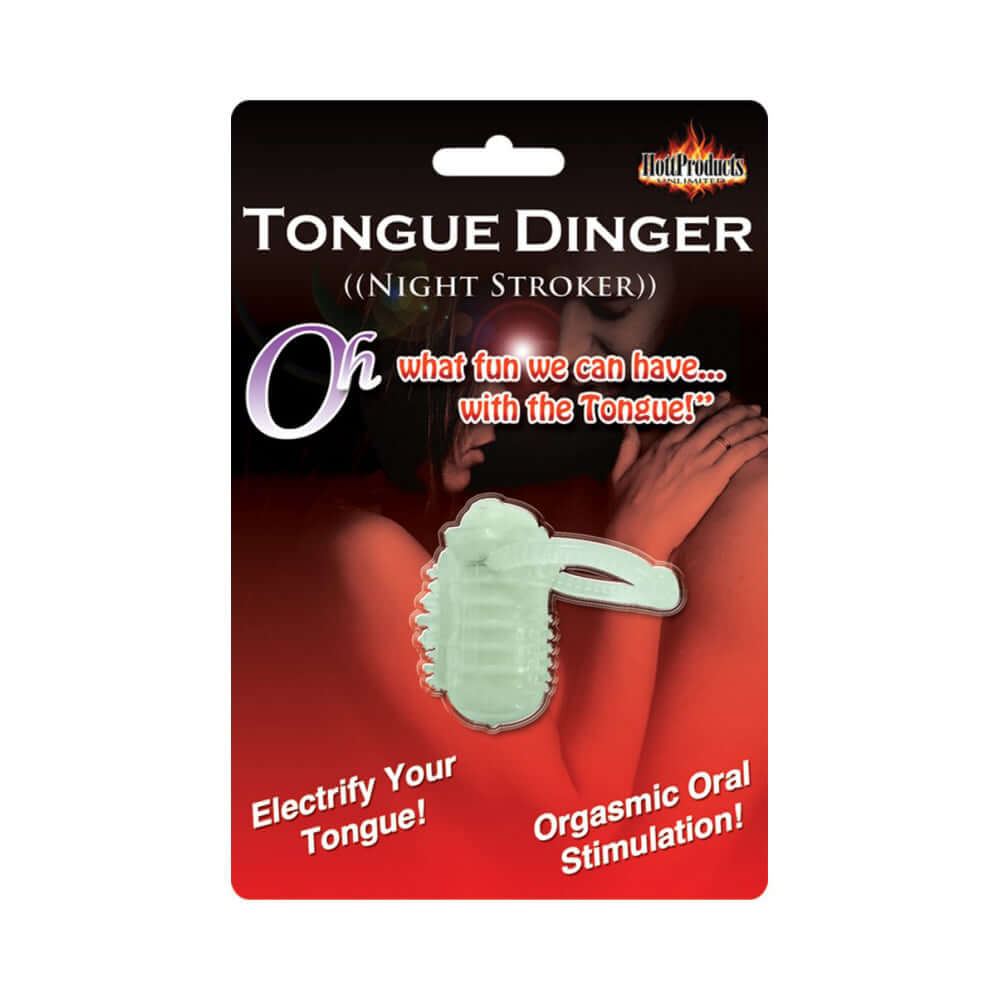 Glow In The Dark Tongue Dinger - Open Stock | 818631021925 | Discreet Personal Wellness
