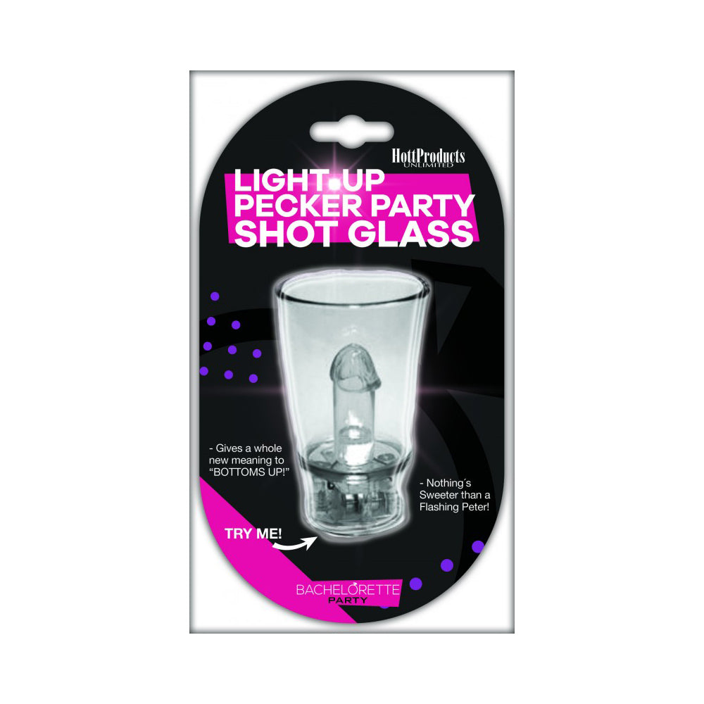 Hang String Light Up Shot Glass Clear | 818631022854 | Discreet Personal Wellness