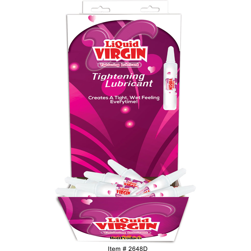 Liquid Virgin Tightening Gel 2 ml. Tubes 144 Pc Display | 818631026487 | Discreet Personal Wellness