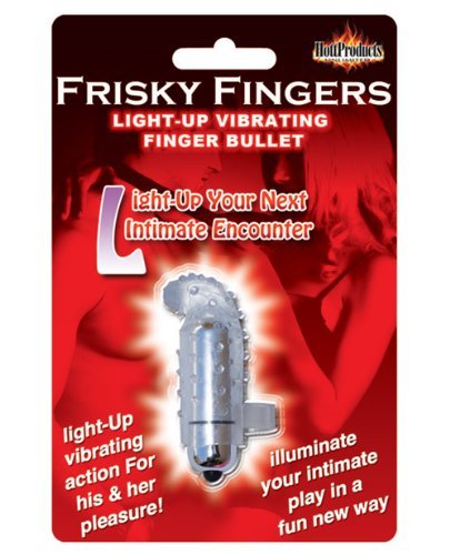 Light Up Frisky Finger - Clear | 818631027064 | Discreet Personal Wellness