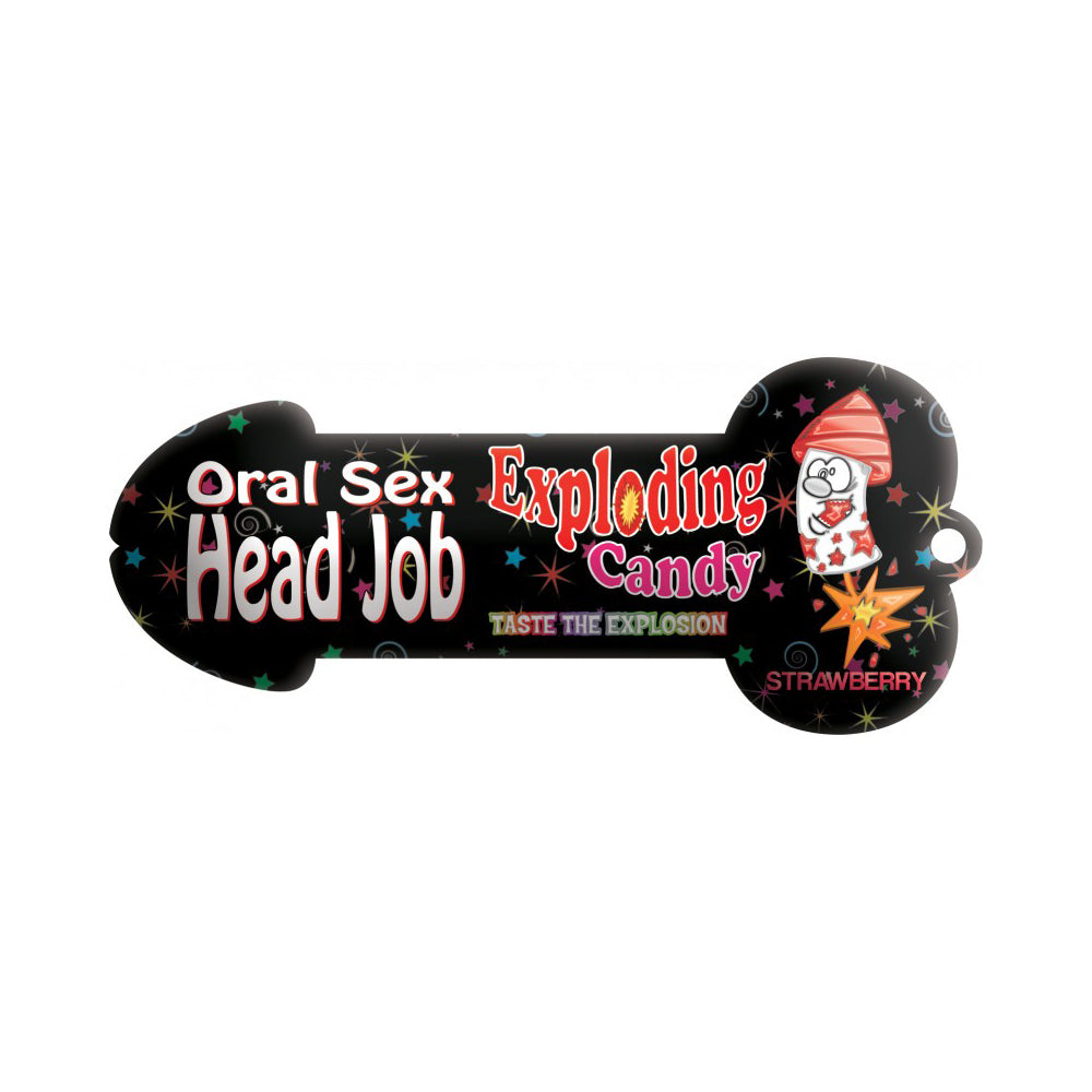 Head Job Oral Sex Candy Strawberry Red | 818631029129 | Discreet Personal Wellness