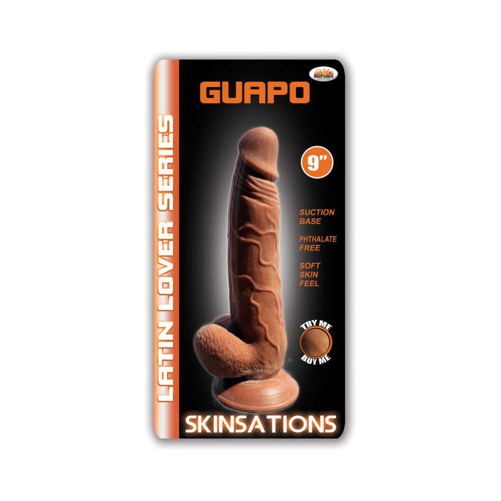 Skinsations Latin Lover Series Guapo 9" | 818631029938 | Discreet Personal Wellness