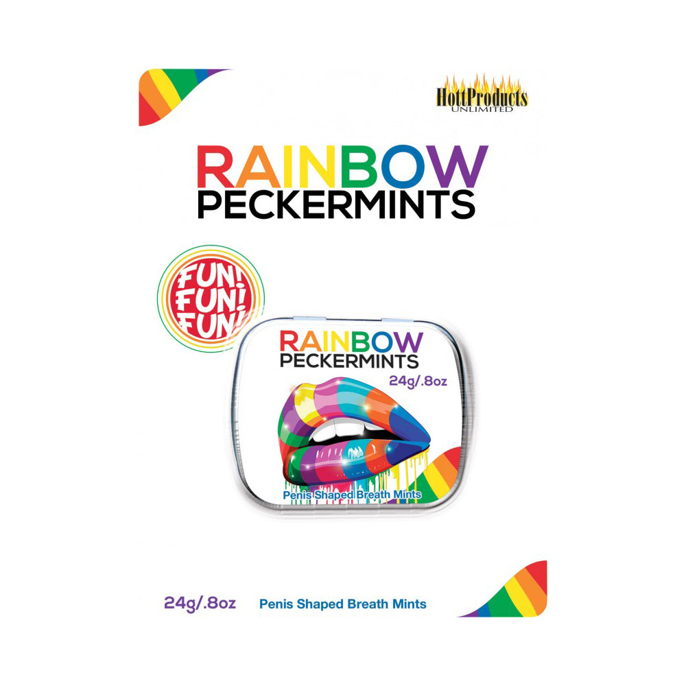 Rainbow Peckermints In A Tin | 818631032136 | Discreet Personal Wellness