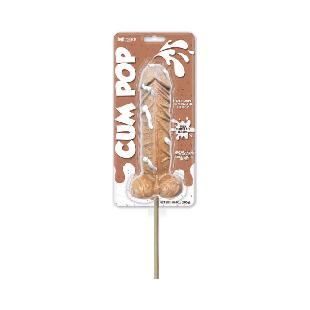 Come Penis Pops Milk Chocolate Flavor 1Pc Clamshell | 818631032358 | Discreet Personal Wellness