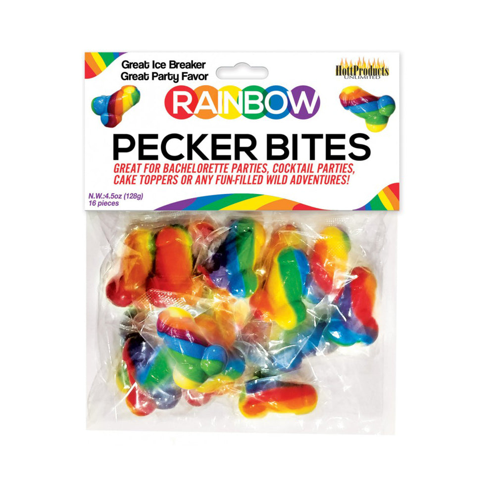 Rainbow Pecker Bites Candies | 818631032532 | Discreet Personal Wellness