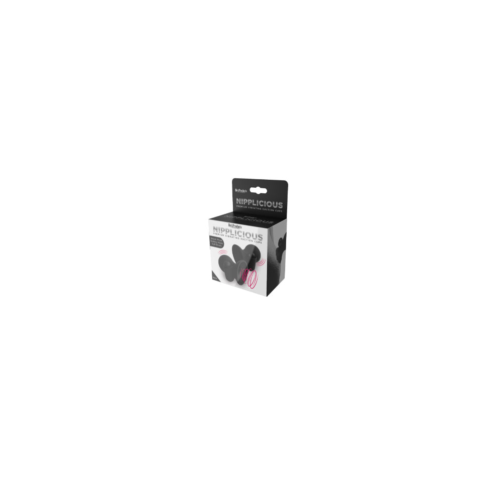 Nipplicious Vibrating Nipple Suction Cups Black | 818631033317 | Discreet Personal Wellness