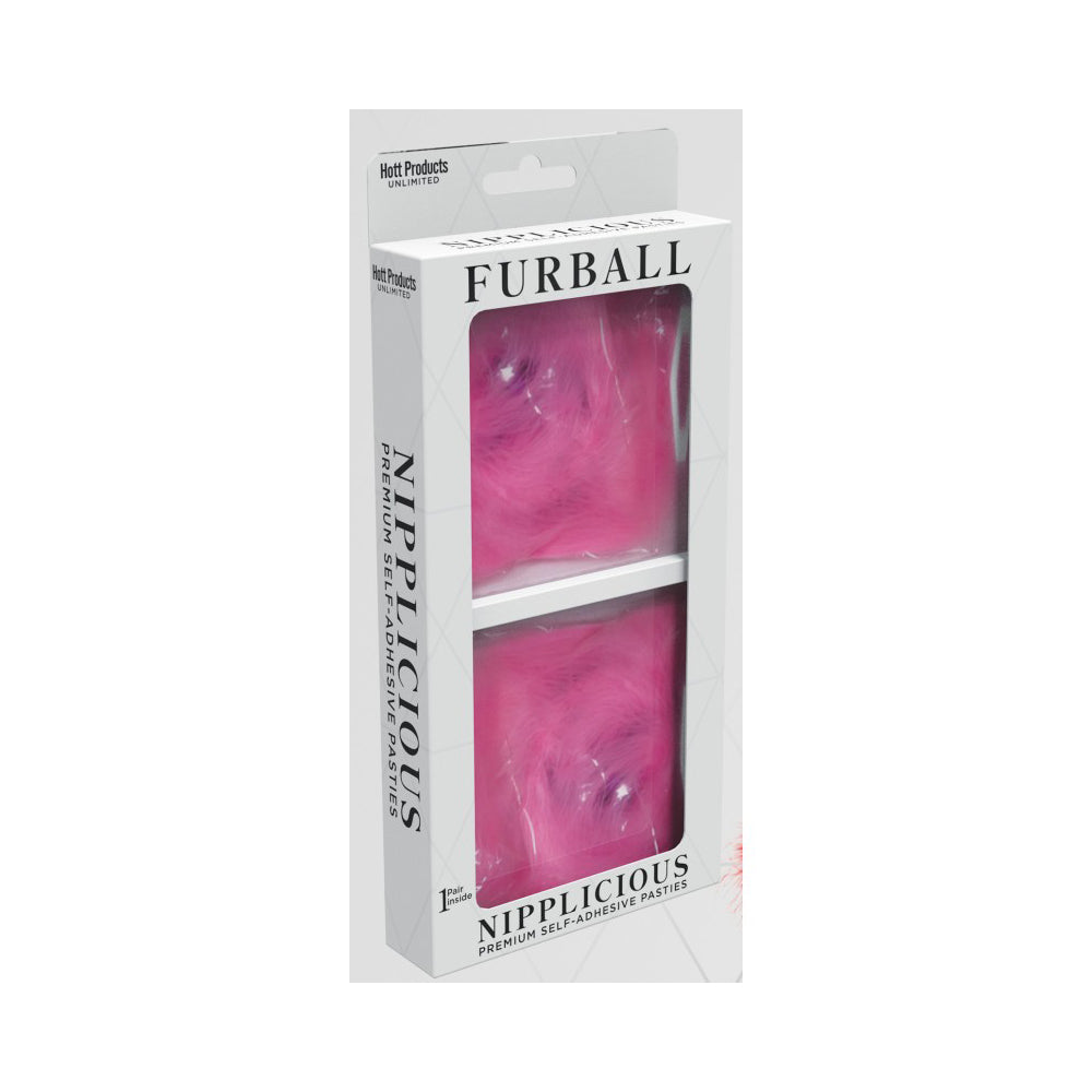 Nipplicious Furball Pasties Pink | 818631034543 | Discreet Personal Wellness