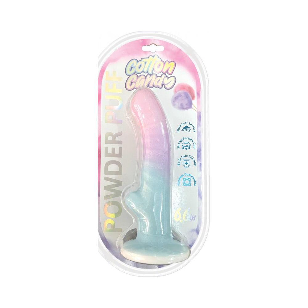 Cotton Candy Powder Puff 6.5'' Dildo | 818631035014 | Discreet Personal Wellness