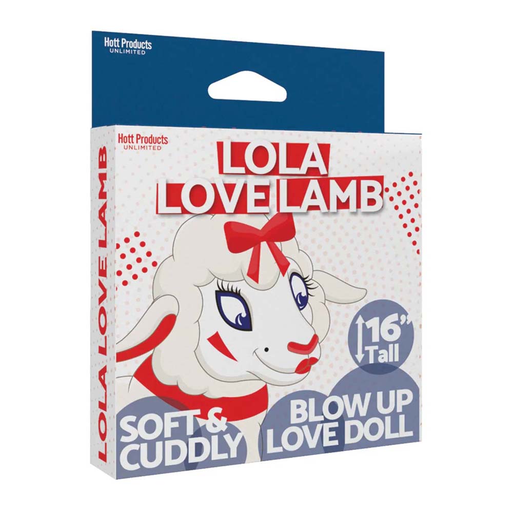 Lola Love Lamb Blow Up Sheep | 818631035090 | Discreet Personal Wellness