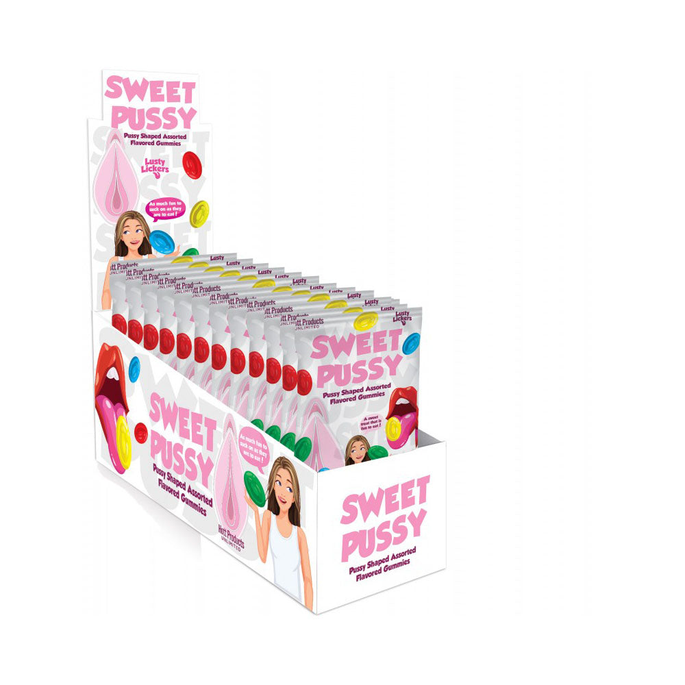 Sweet Vagina Gummies 4 Assorted Fruit Flavors 12Pc Display | 818631035229 | Discreet Personal Wellness
