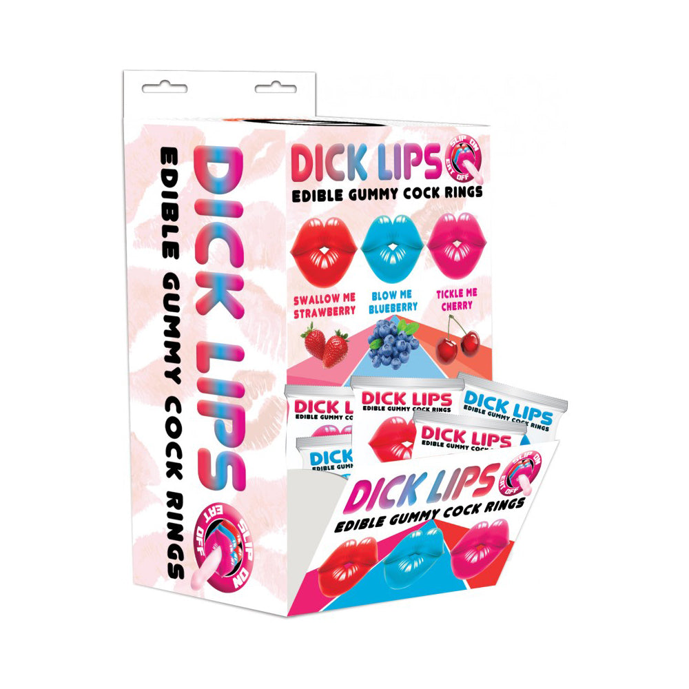 Penislips Gummy Penis Rings Singles 3 Assorted Flavors 21 Pc Display | 818631035892 | Discreet Personal Wellness