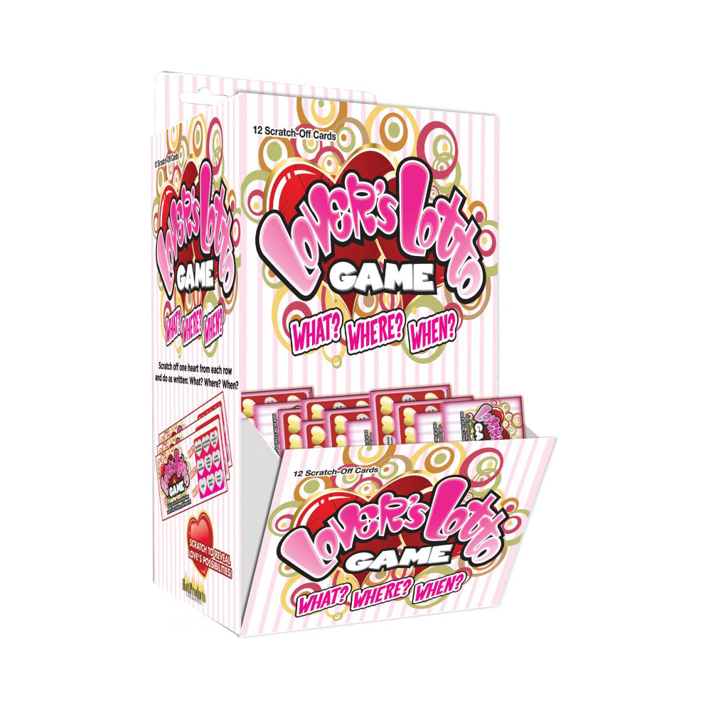Lovers Lotto Scracth & Play Sex Game 144 Pc Display | 818631036639 | Discreet Personal Wellness