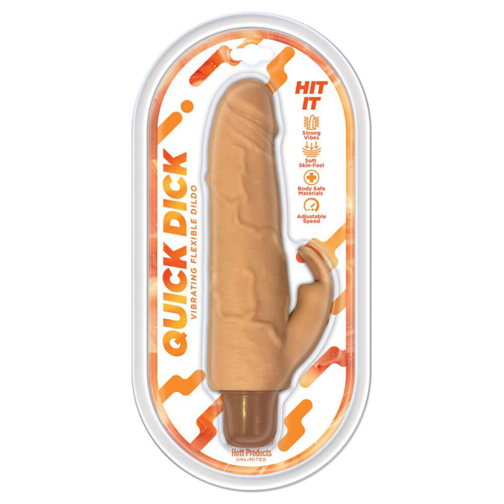 Quick Penis Hit It Vibrating Dildo | 818631037506 | Discreet Personal Wellness