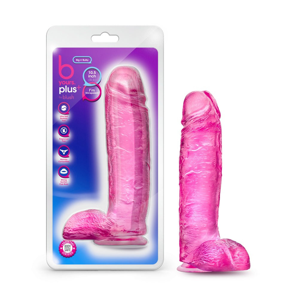 B Yours Plus Big N' Bulky Pink | 819835027478 | Discreet Personal Wellness