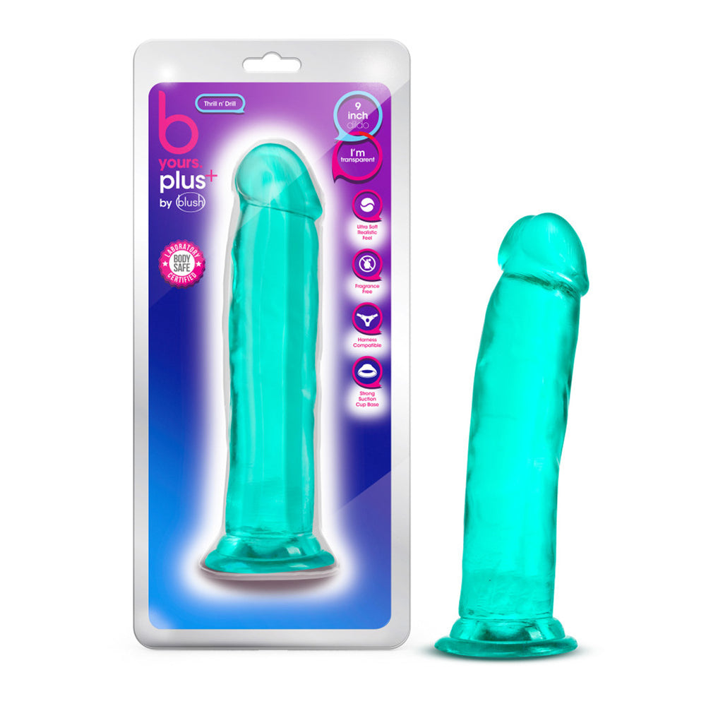 B Yours Plus Thrill N' Drill Teal | 819835027591 | Discreet Personal Wellness