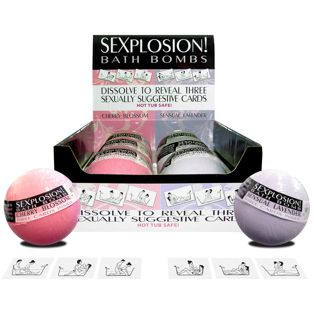 Sexplosion! Bath Bomb 1Ct | 825156107652 | Discreet Personal Wellness