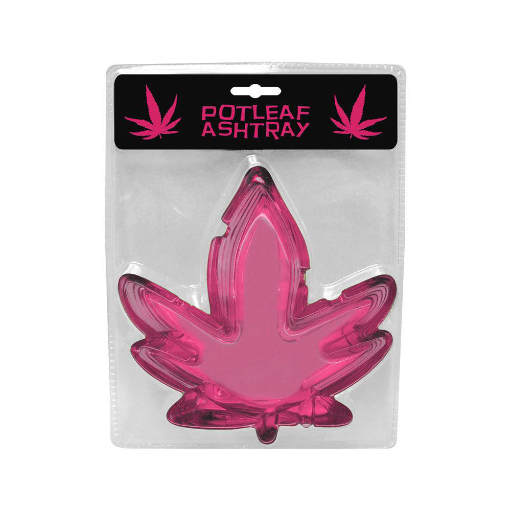 Pink Pot Leaf Ashtray | 825156110904 | Discreet Personal Wellness
