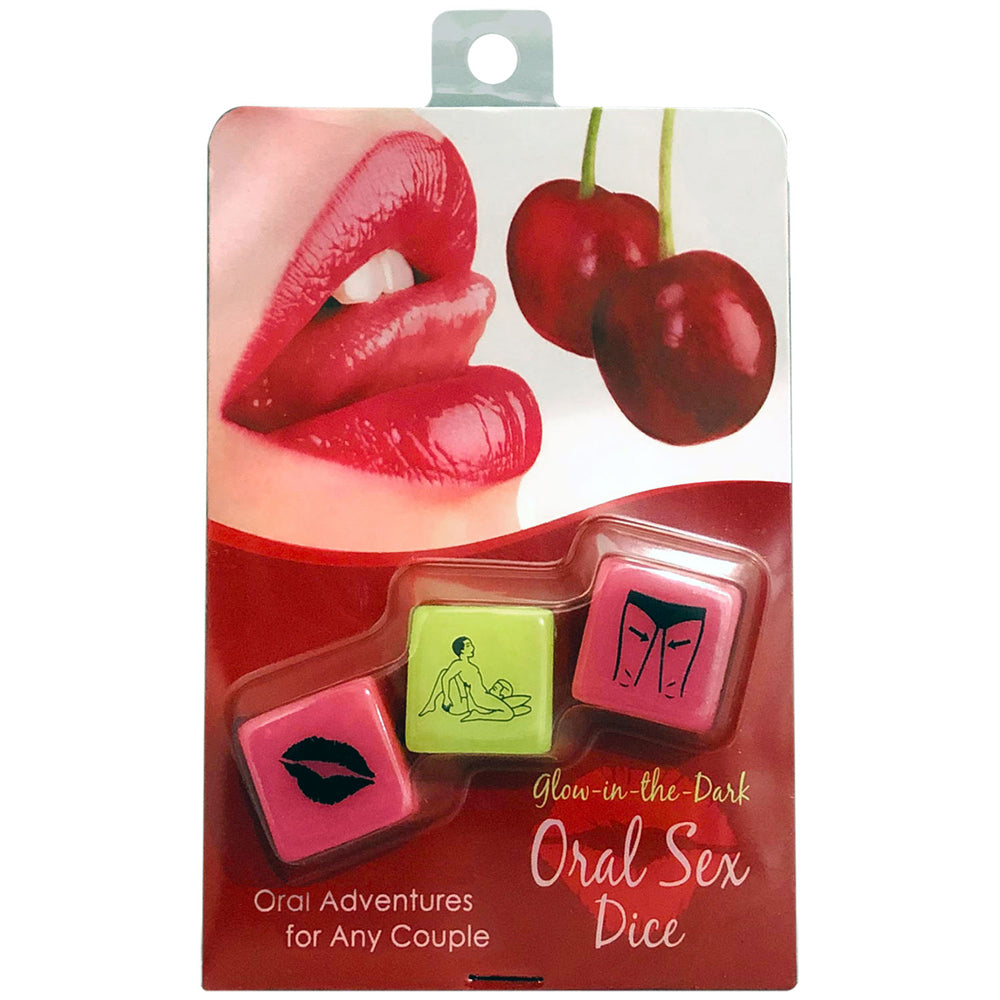 Glow-In-The-Dark Oral Sex Dice | 825156111031 | Discreet Personal Wellness