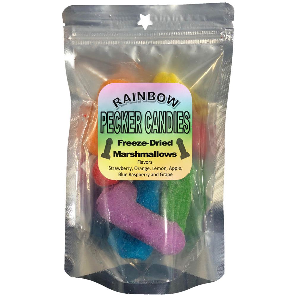 Freeze Dried Rainbow Pecker Candies | 825156111543 | Discreet Personal Wellness