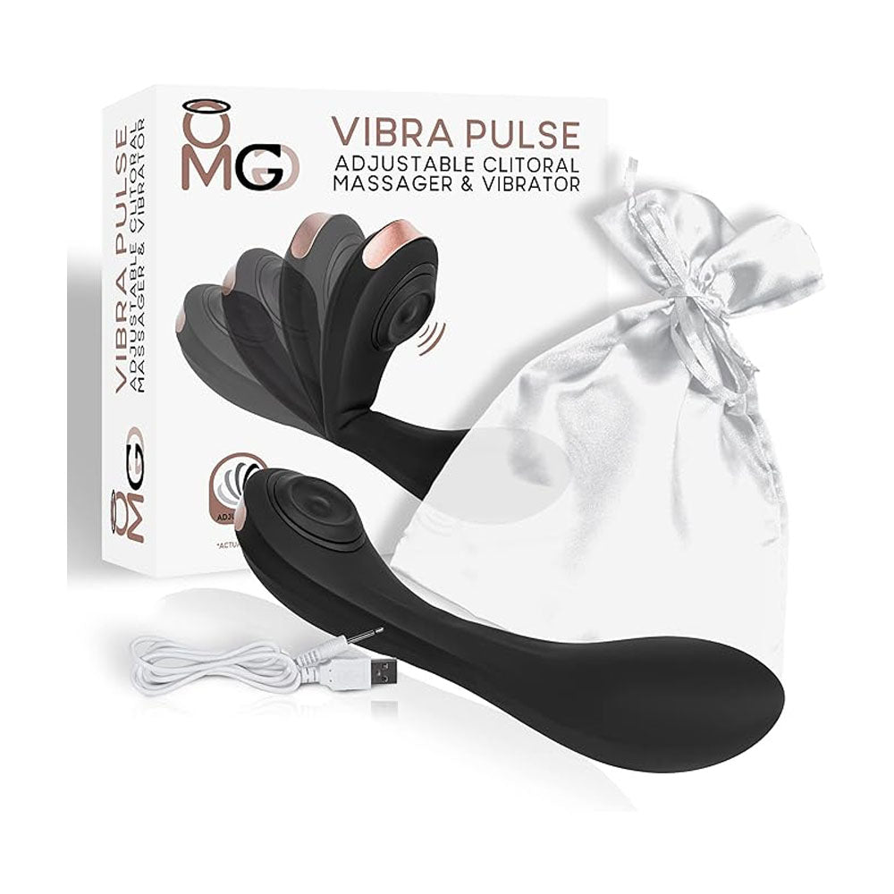 Omg VibraPulse Black | 831868006299 | Discreet Personal Wellness