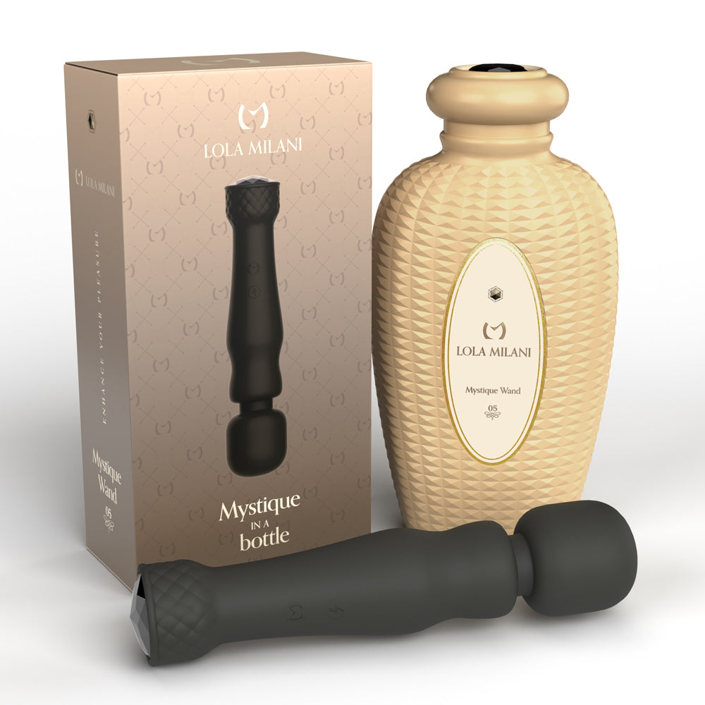 Mystique Wand Black | 8388766648974 | Discreet Personal Wellness