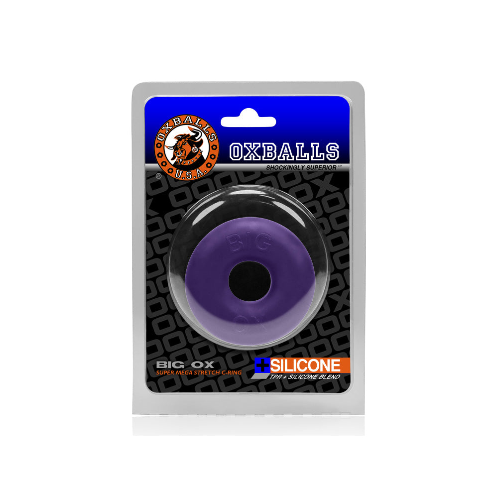 Big Ox Penisring Eggplant Ice | 840215108357 | Discreet Personal Wellness