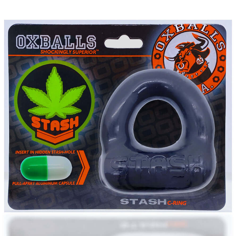 Stash Penisring Black | 840215120489 | Discreet Personal Wellness