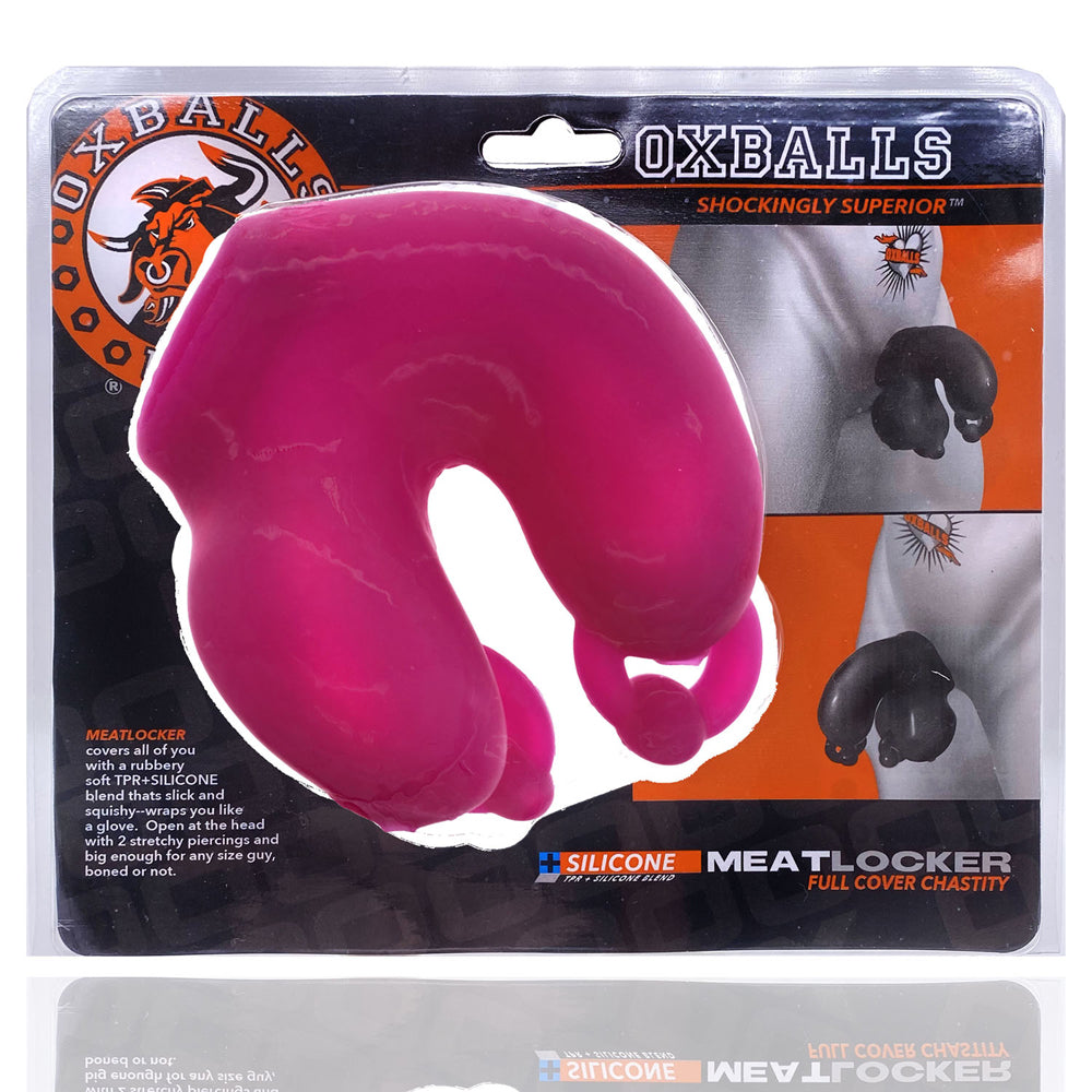 Meatlocker Chastity Hot Pink Ice | 840215120526 | Discreet Personal Wellness